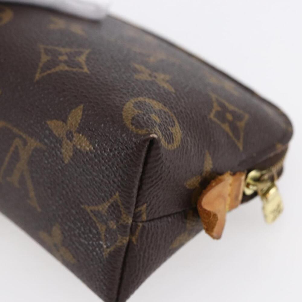 LOUIS VUITTON Monogram Pochette Cosmetic PM Cosmetic Pouch M47515 LV Auth BA7939 - Picture 15 of 16